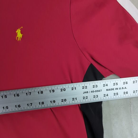 Polo Ralph Lauren Pima Soft Quarter Zip Touch Long Sleeve Size Men’s XL Logo Arm - Picture 10 of 12